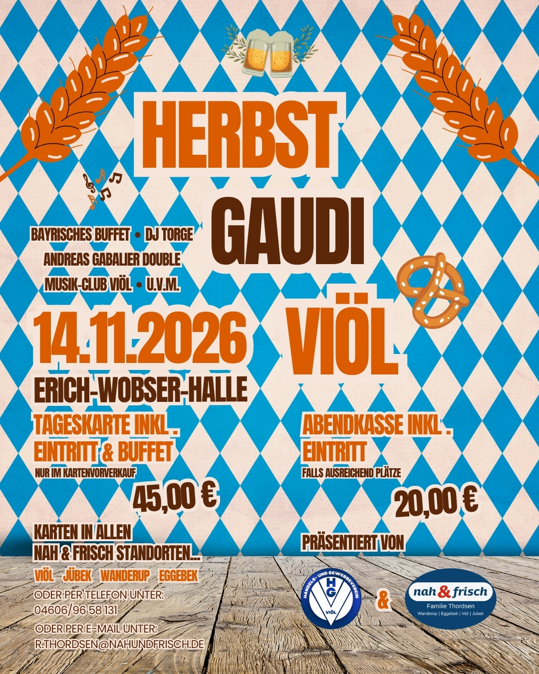 Herbstgaudi Event Flyer 14 November